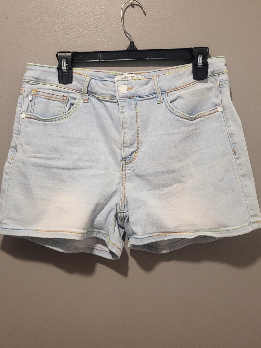 Judy Blue Light Blue Denim Shorts Sz Xl